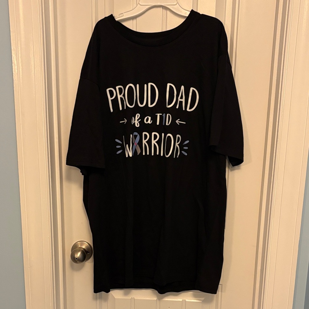 Black Proud Dad T-Shirt NWOT
